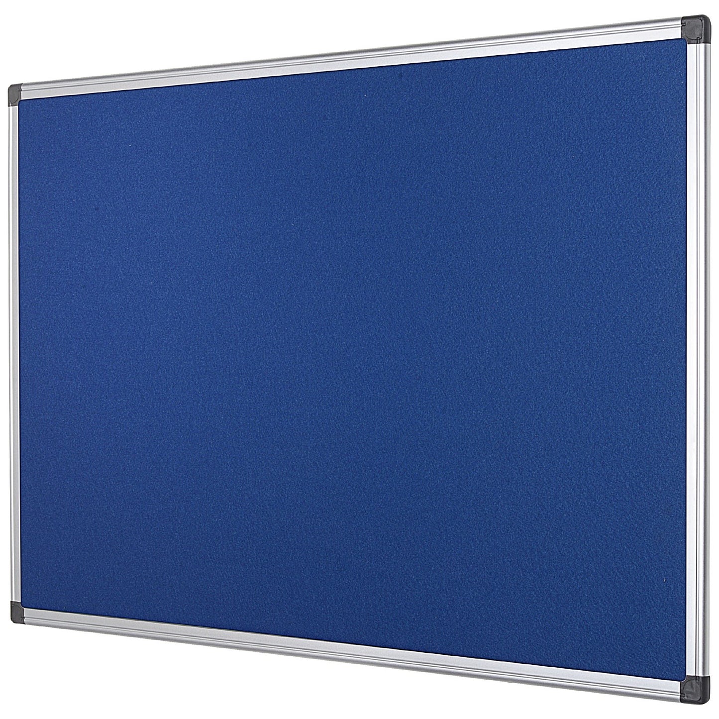 Bi-Office Aluminium Trim Felt Notice Board, 1800x1200mm, Blue