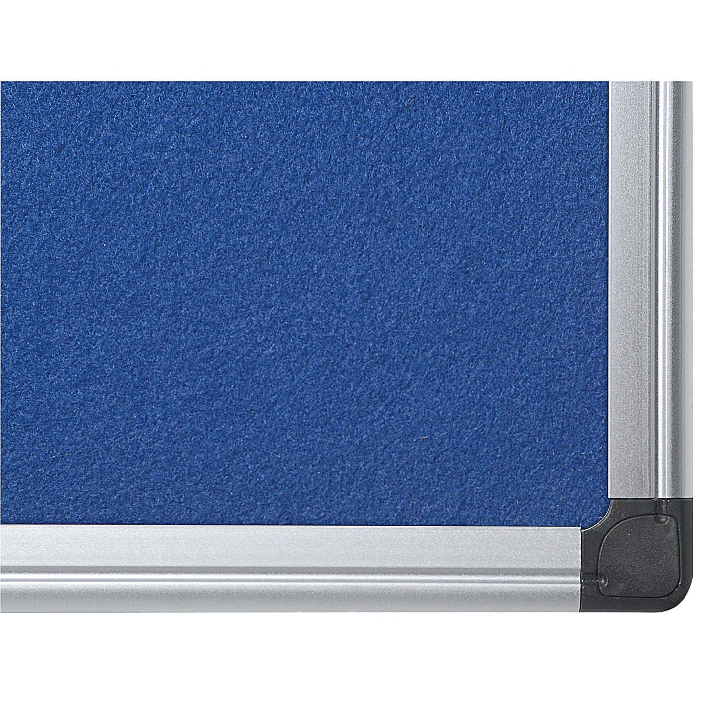 Bi-Office Aluminium Trim Felt Notice Board, 1800x1200mm, Blue