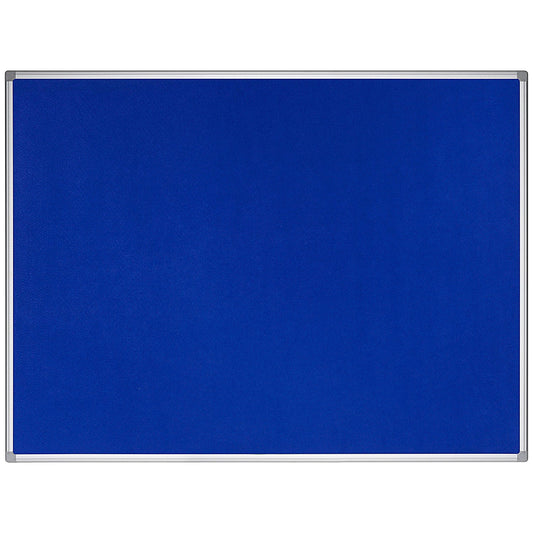 Bi-Office Earth Maya Felt Noticeboard, Aluminium Frame 900x600mm, Blue Easy2Order : BQ35995