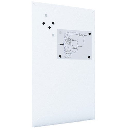 Bi-Office Tile Magnetic Steel Whiteboard, 1480x980mm Easy2Order : BQ37539