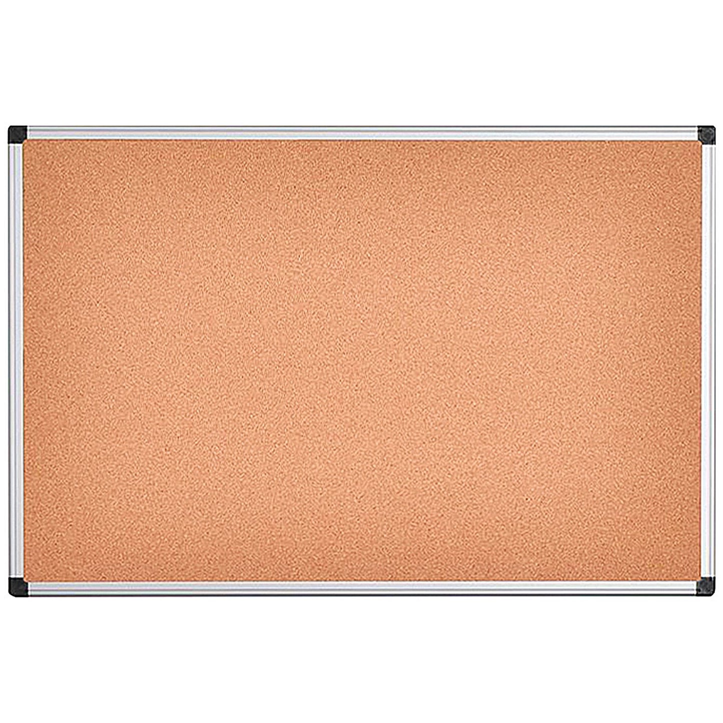 Bi-Office Cork Noticeboard, 900x600mm, Aluminium Frame
