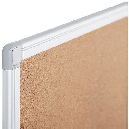 Bi-Office Earth-It Cork Board, 900x600mm, Aluminium Frame