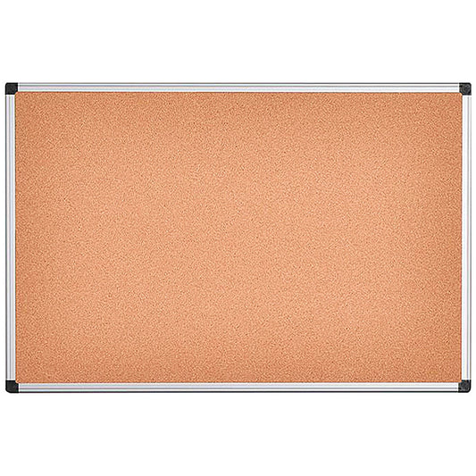 Bi-Office Cork Noticeboard, 1200x900mm, Aluminium Frame
