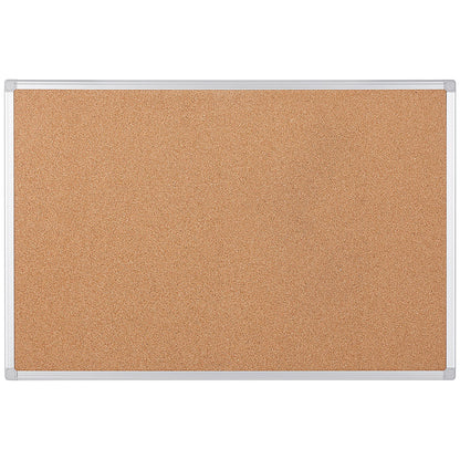Bi-Office Earth-It Cork Board, 1200x900mm, Aluminium Frame