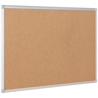 Bi-Office Earth-It Cork Board, 1200x900mm, Aluminium Frame