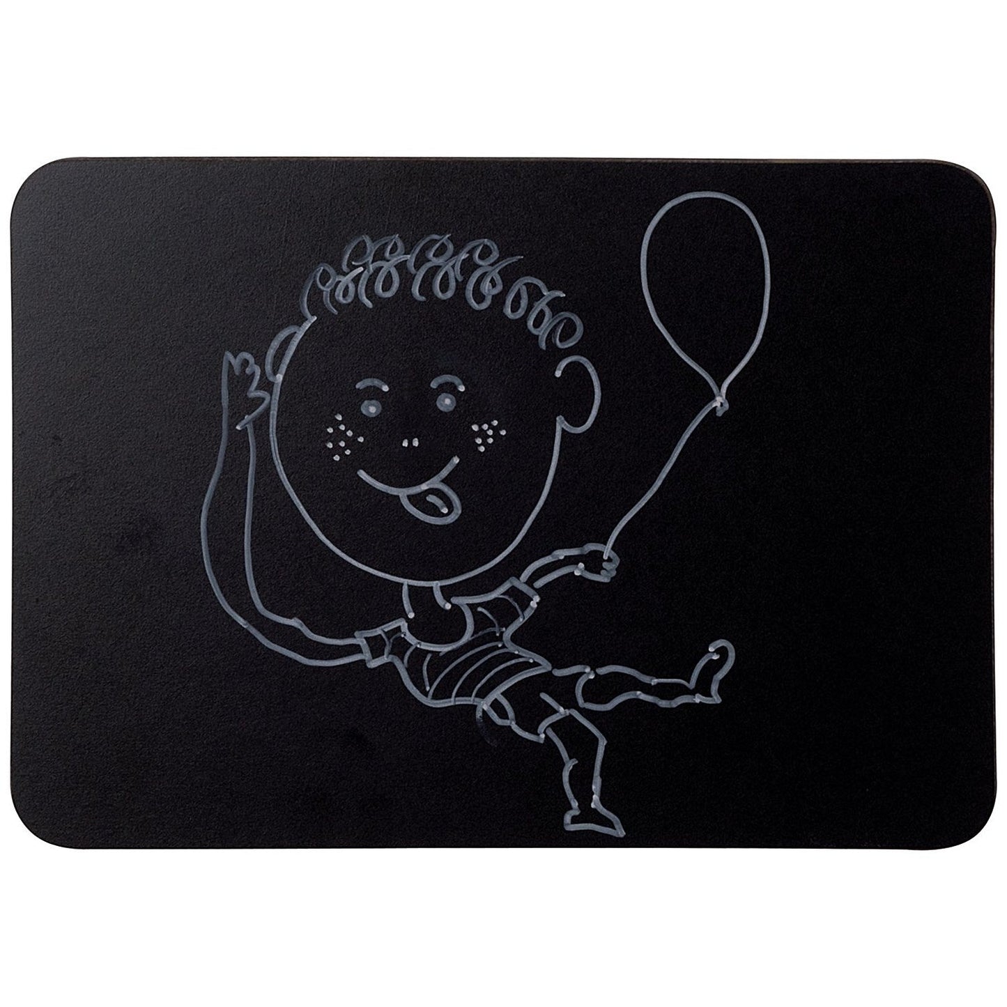 Bi-Office Frameless Double-Sided Washable Chalkboard, A3, Black Surface, Pack of 5 Easy2Order : BQ46125