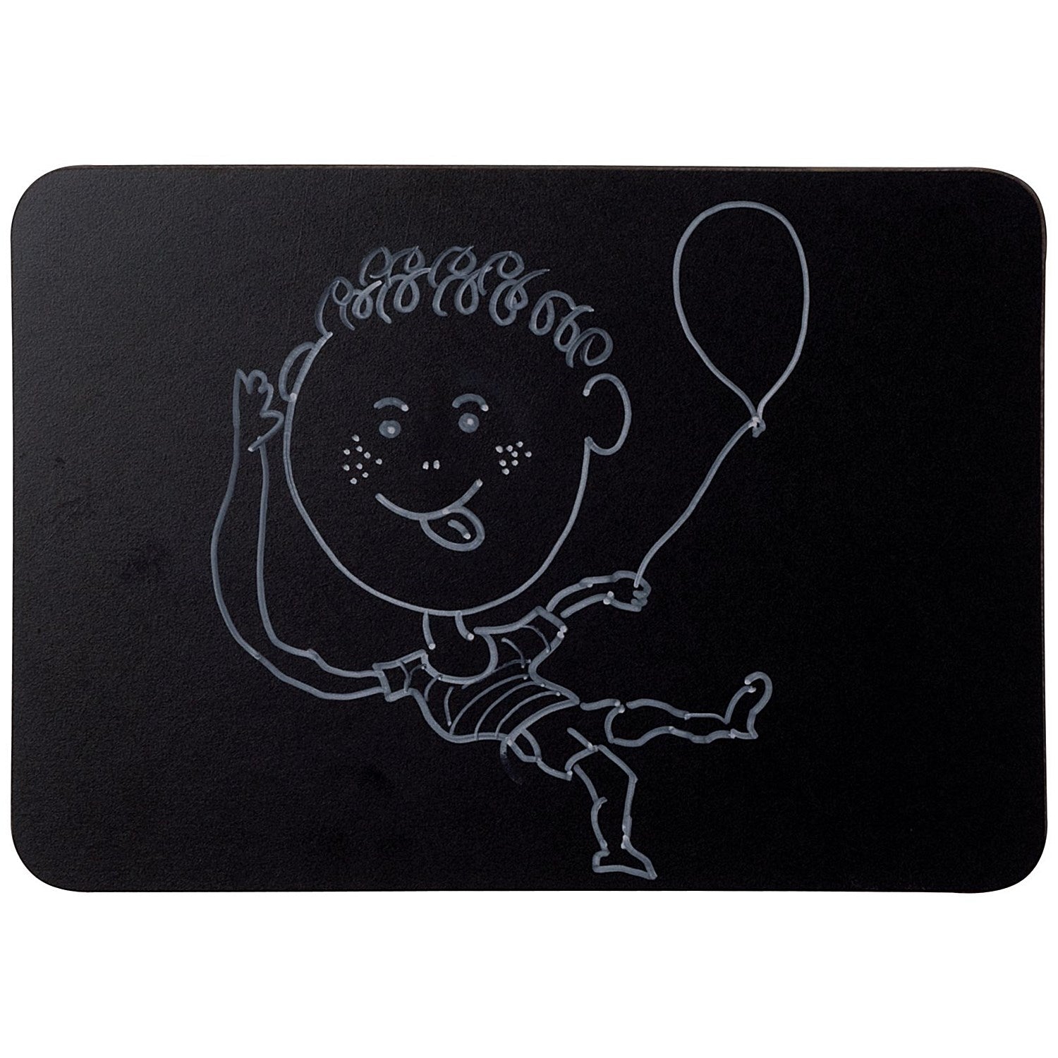 Bi-Office Frameless Double-Sided Washable Chalkboard, A3, Black Surface, Pack of 5 Easy2Order : BQ46125