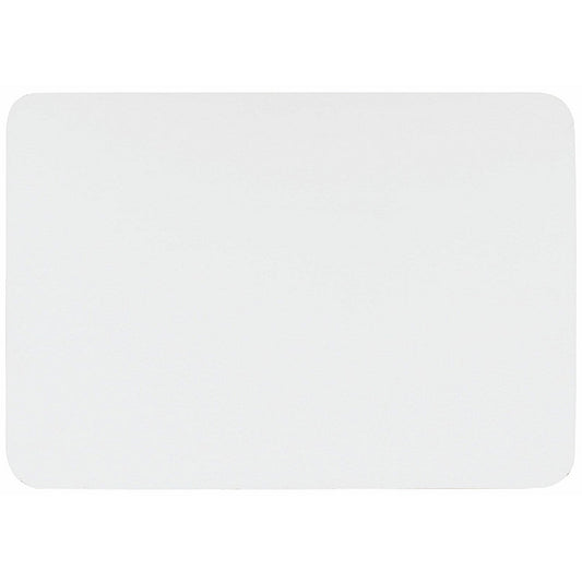 Bi-Office Frameless Non-Magnetic Double Sided Plain Whiteboard, A4, Pack of 6 Easy2Order : BQ46801