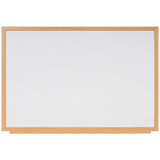 Bi-Office Earth Executive Non-Magnetic Whiteboard, Oak MDF Frame, 900x600mm Easy2Order : BQ46994