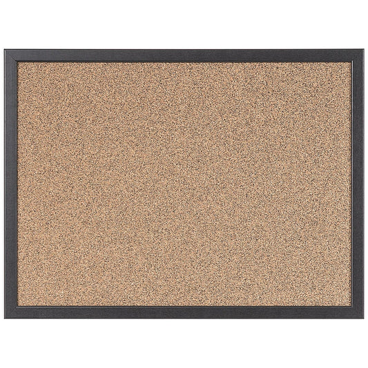 Bi-Office Essentials Techcork Noticeboard, 600x450mm, Black Wooden Frame Easy2Order : BQ47091