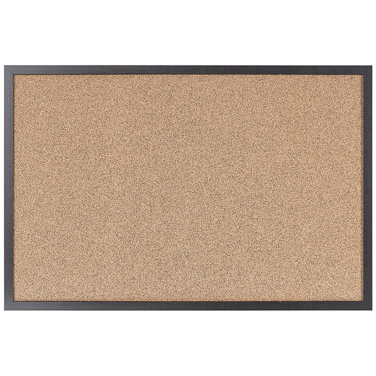 Bi-Office Essentials Techcork Noticeboard, 900x600mm, Black Wooden Frame Easy2Order : BQ47322