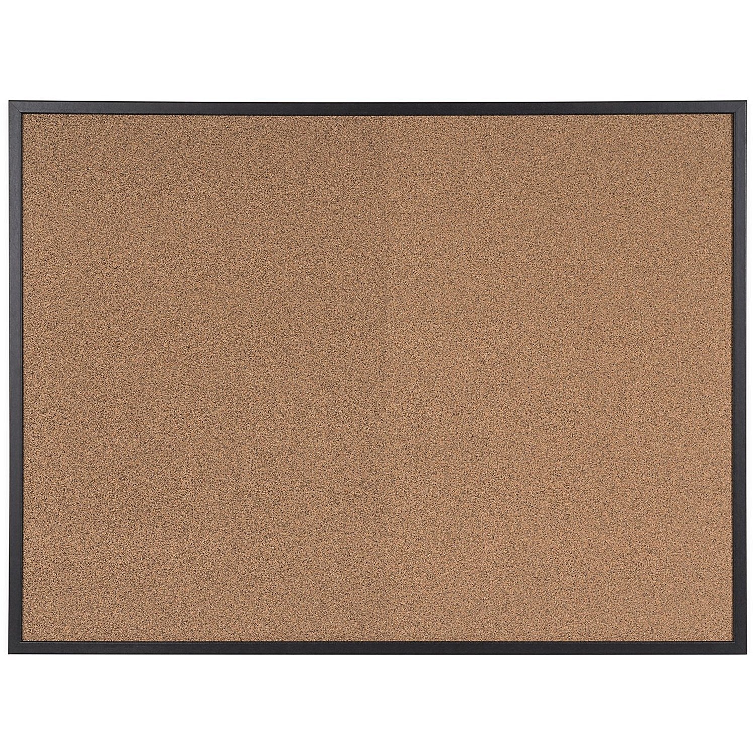 Bi-Office Essentials Techcork Noticeboard, 1200x900mm, Black Wooden Frame Easy2Order : BQ47569