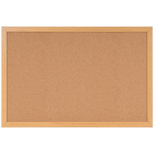 Bi-Office Earth Prime Cork Noticeboard, 1800x1200mm, Oak MDF Frame Easy2Order : BQ47602