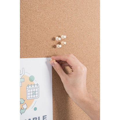 Bi-Office Wooden Push Pins, Pack of 20 Easy2Order : BQ48008