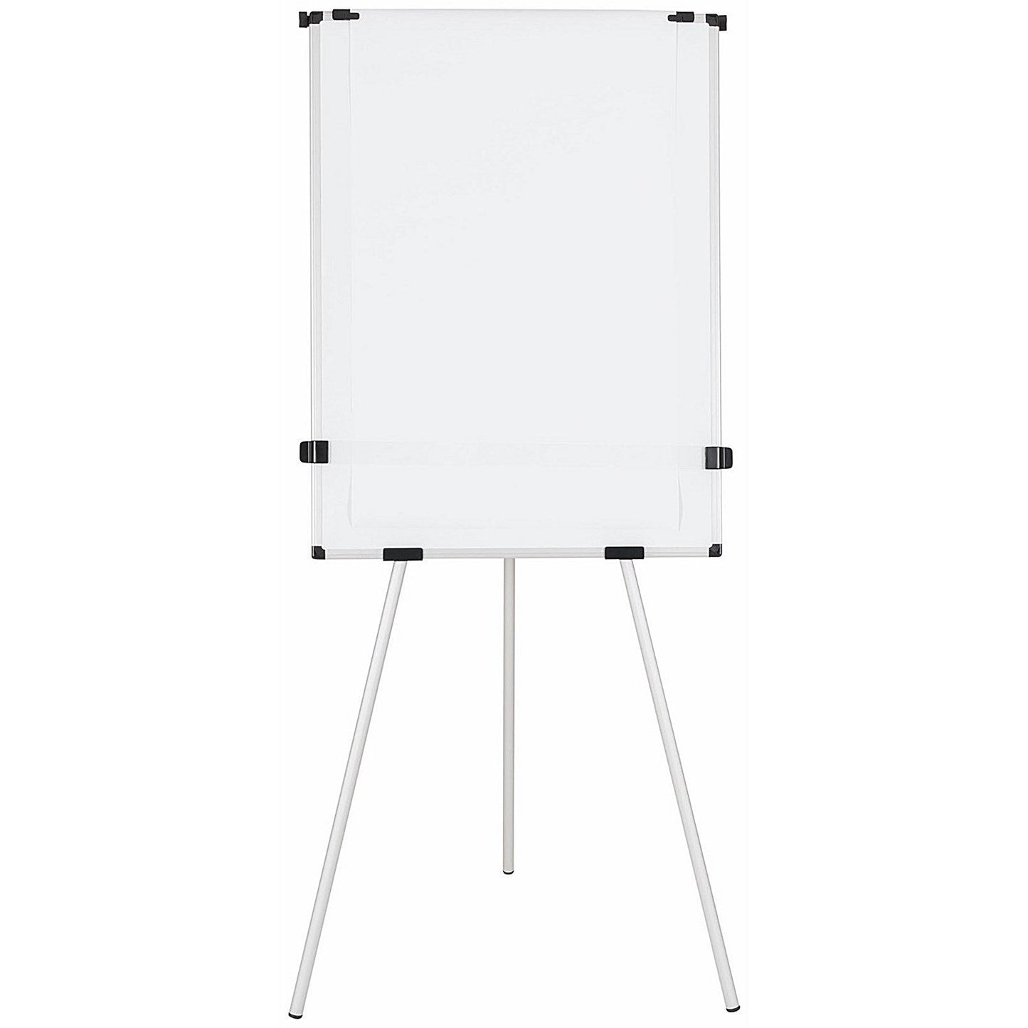 Bi-Office Earth Kyoto Tripod Non-Magnetic Easel, With Paper Roll, With Extendable Arms, Silver Easy2Order : BQ50019
