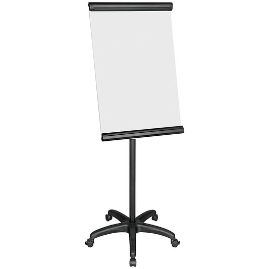 Bi-Office Frameless Mobile Flipchart Easel, 900x600mm