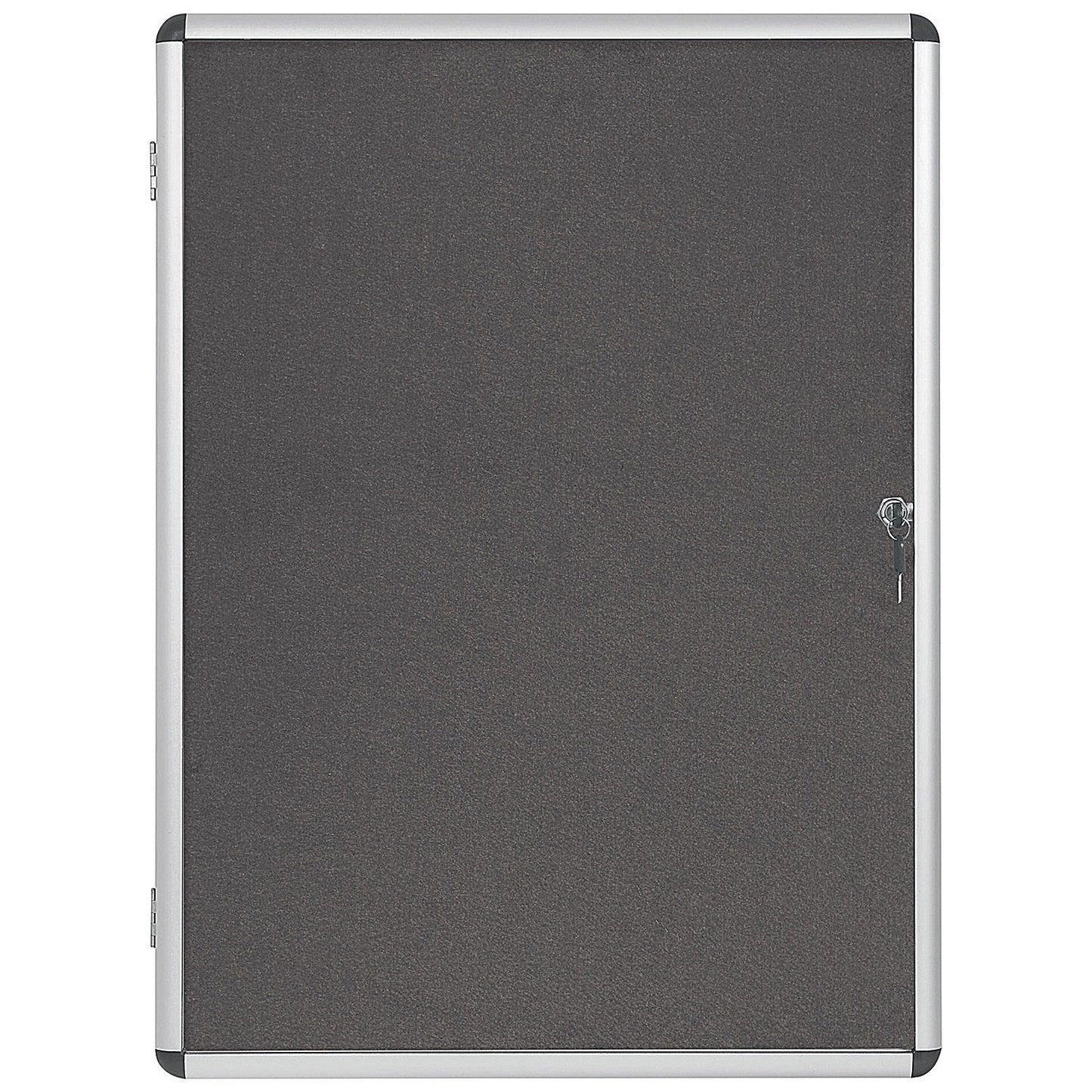 Bi-Office Enclore Felt Lockable Glazed Case, 1160x35x981mm, Grey Easy2Order : BQ52005