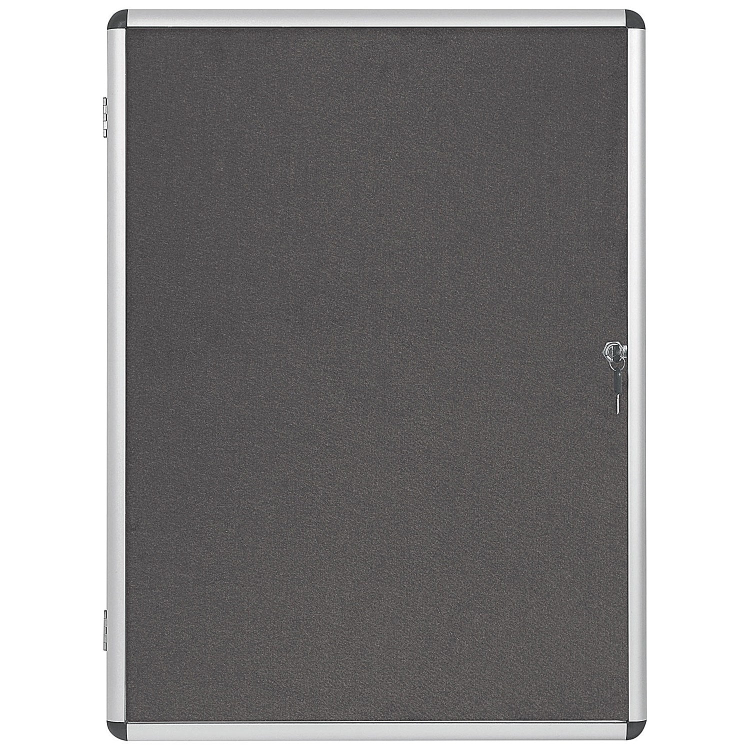 Bi-Office Enclore Felt Lockable Glazed Case, 1160x35x981mm, Grey Easy2Order : BQ52005