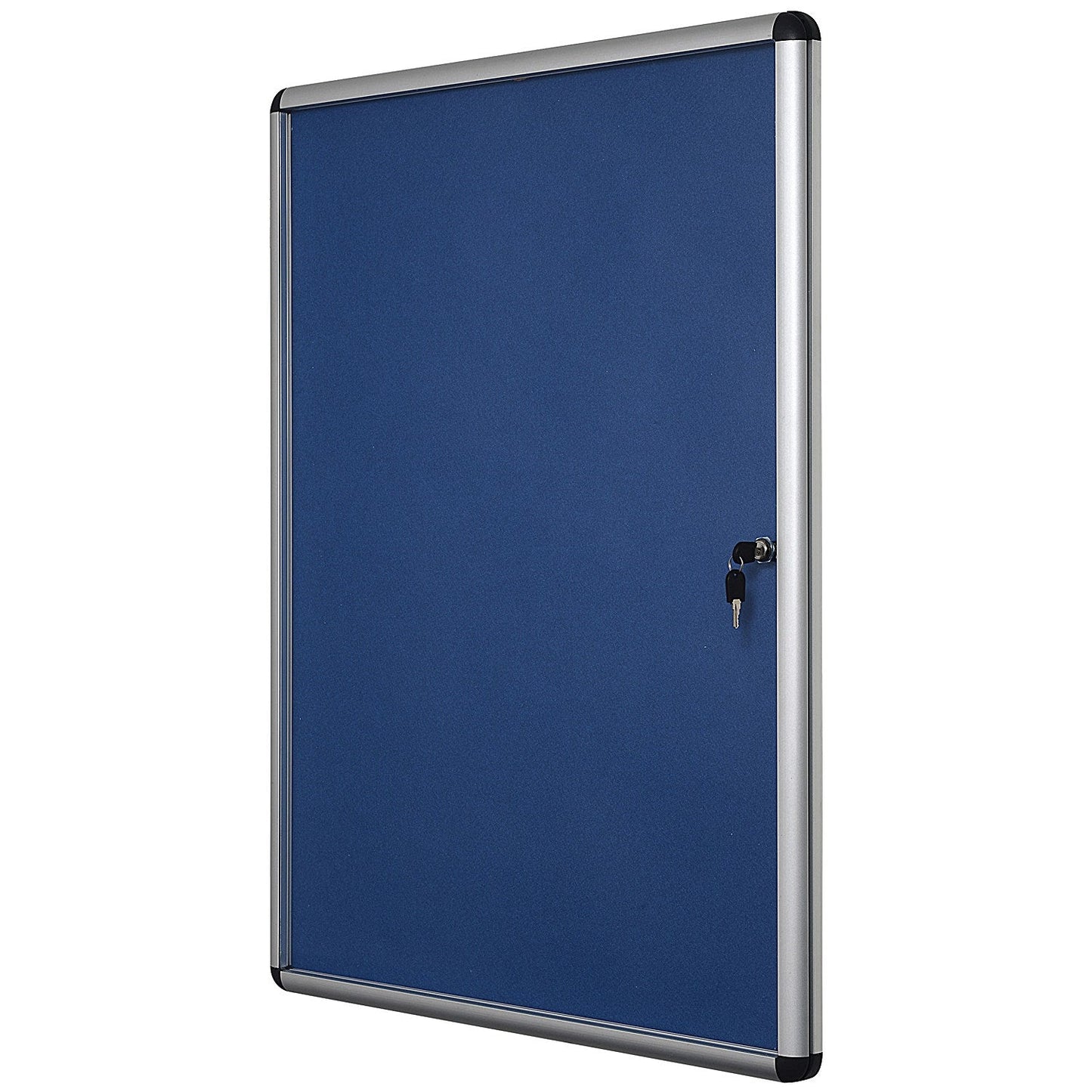 Bi-Office Enclore Felt Indoor Lockable Glazed Case, 720x981x35mm, Blue Easy2Order : BQ52071