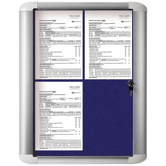 Bi-Office External Display Case, 450x614mm, Blue Easy2Order : BQ52376