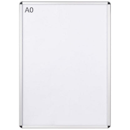 Bi-Office Curled Snap Display Frame, A0, Aluminium Plastic Corners