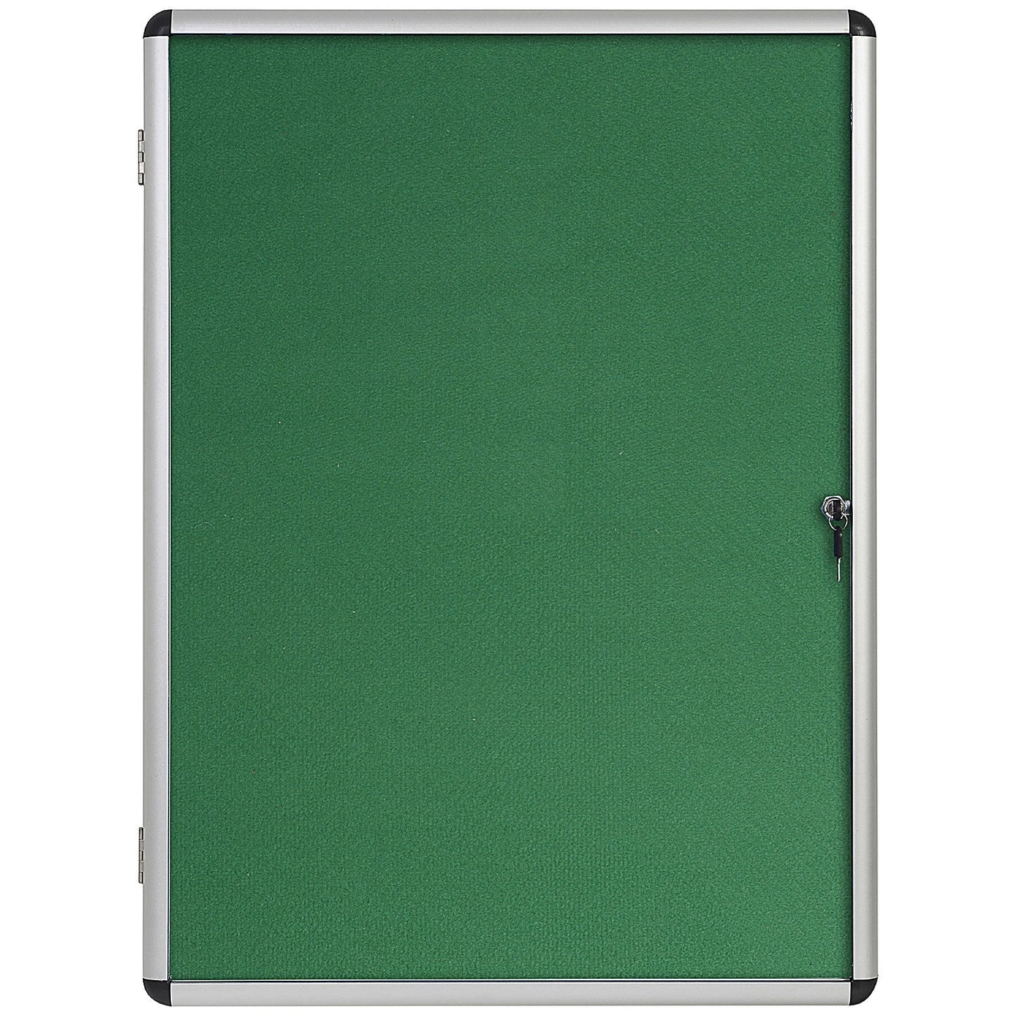 Bi-Office Enclore Green Felt Noticeboard Display Case, 9xA4, Aluminium Frame Easy2Order : BQ52500