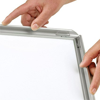 Bi-Office Aluminium Snap Frame, A3, Silver