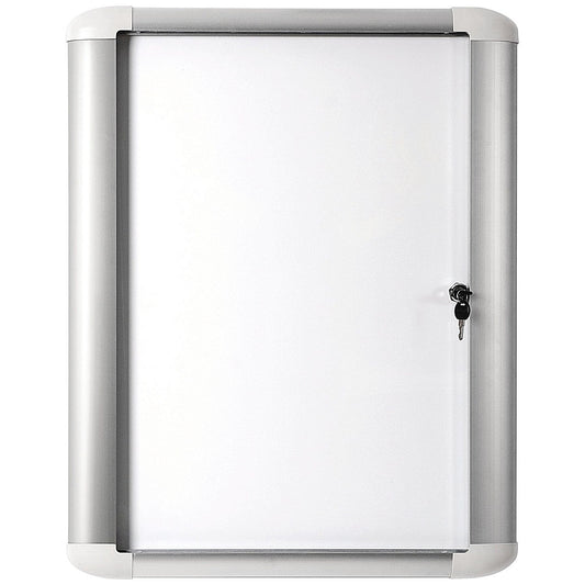 Bi-Office Mastervision Outdoor Magnetic Whiteboard Display Case, 9xA4, Aluminium Frame Easy2Order : BQ52941