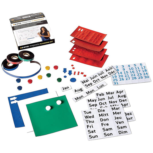 Bi-Office Magnetic Planning Kit