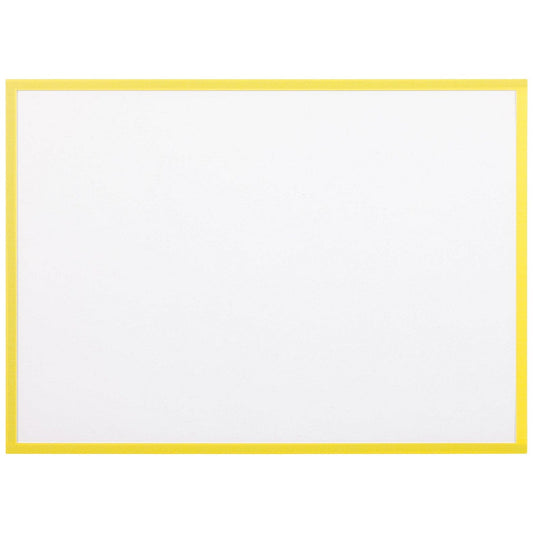 Bi-Office Magnetic Document Holder, A3, Yellow, Pack of 5 Easy2Order : BQ68884