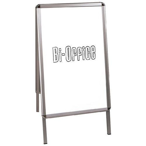 Bi-Office Freestanding A-Frame Poster Display, Aluminium Frame, A2 Easy2Order : BQ76632