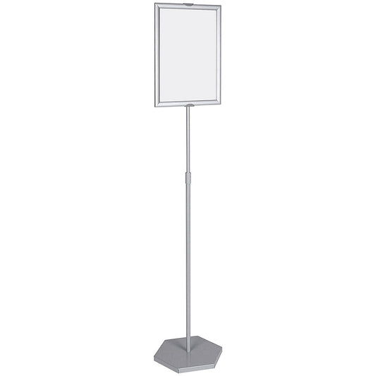 Bi-Office Floor Standing Aluminium Snap Display, A3 Easy2Order : BQ85402