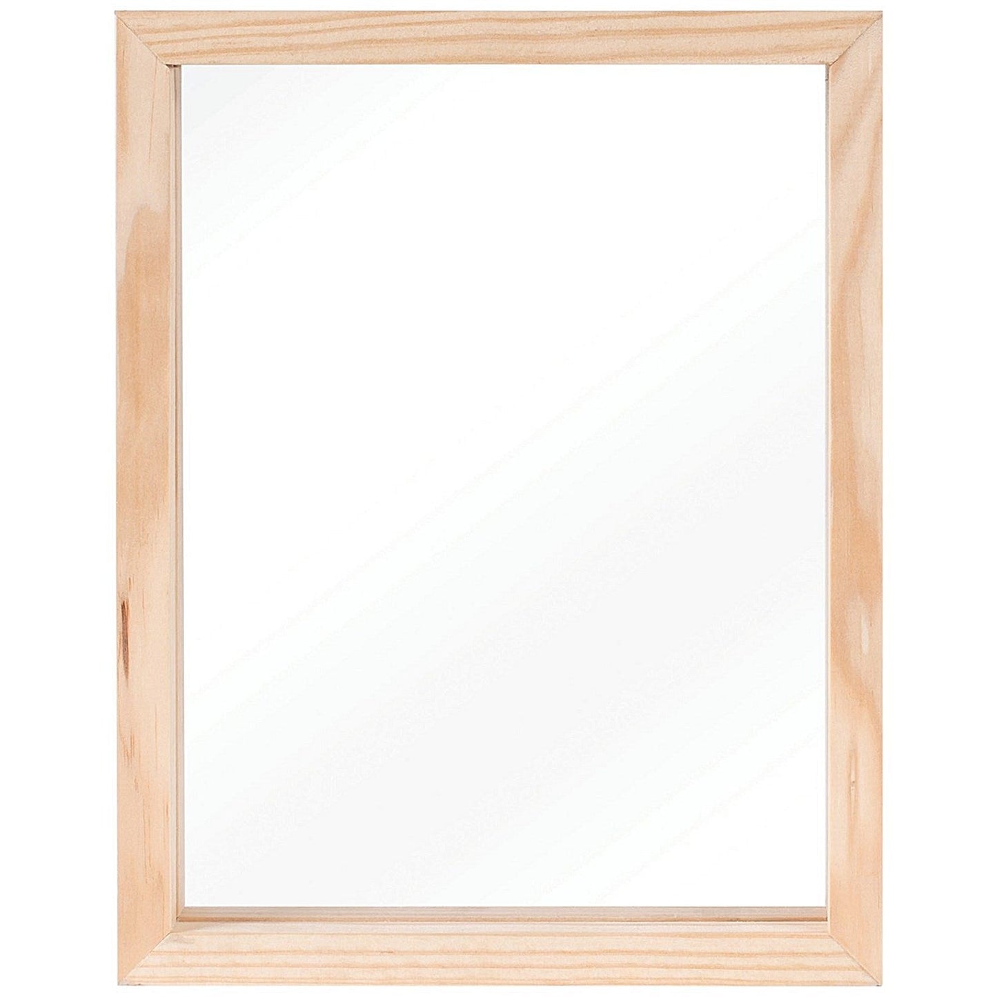 Bi-Office Floating Photo Frame Double Acrylic Pine Frame 10x15cm