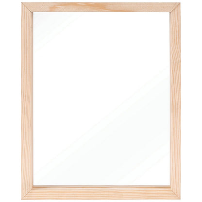 Bi-Office Floating Photo Frame Double Acrylic Pine Frame 13x18cm