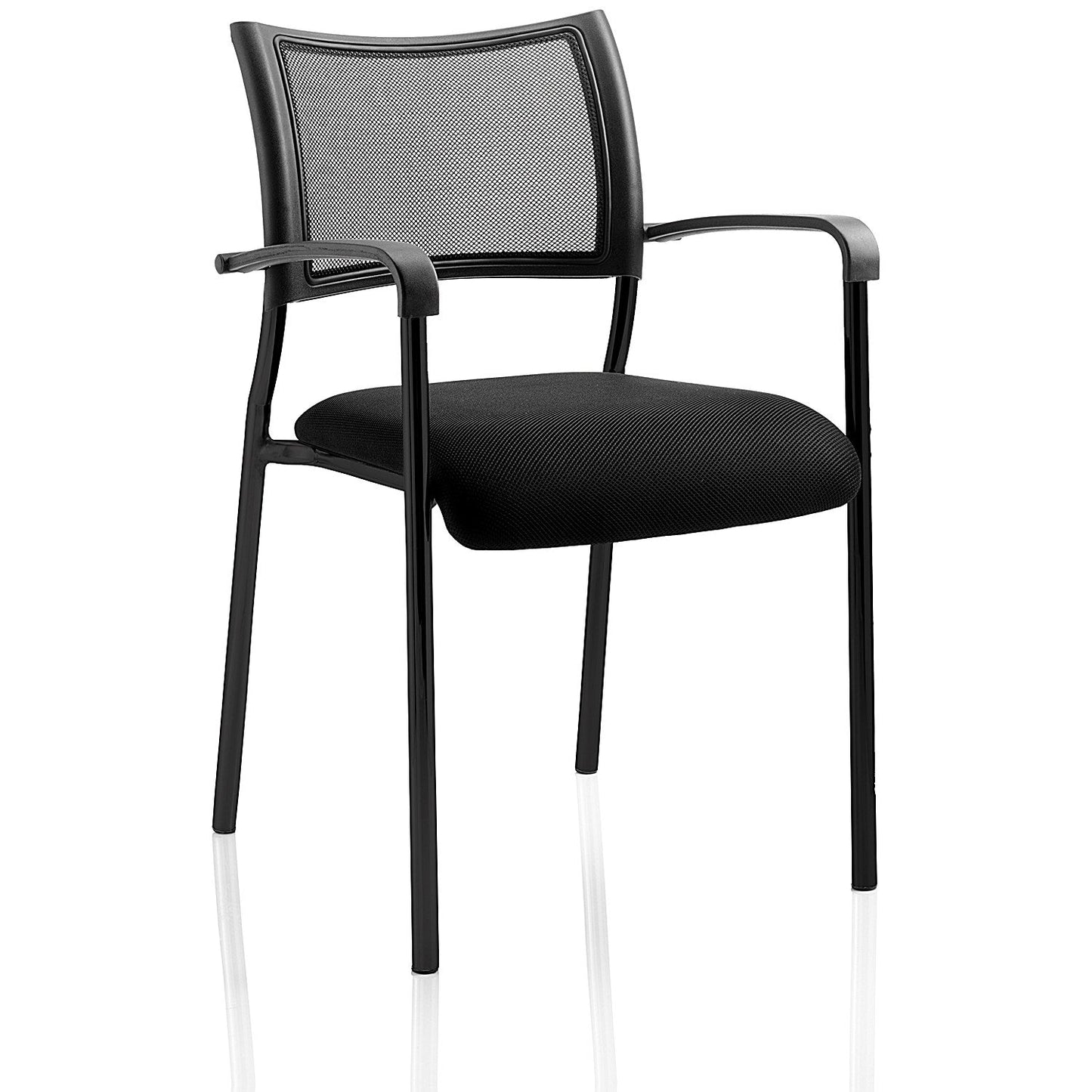 Brunswick Visitor Chair, With Arms, Black