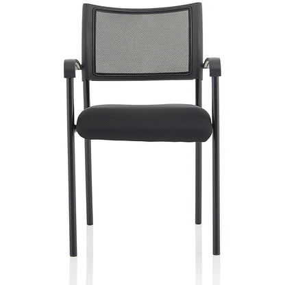 Brunswick Visitor Chair, With Arms, Black