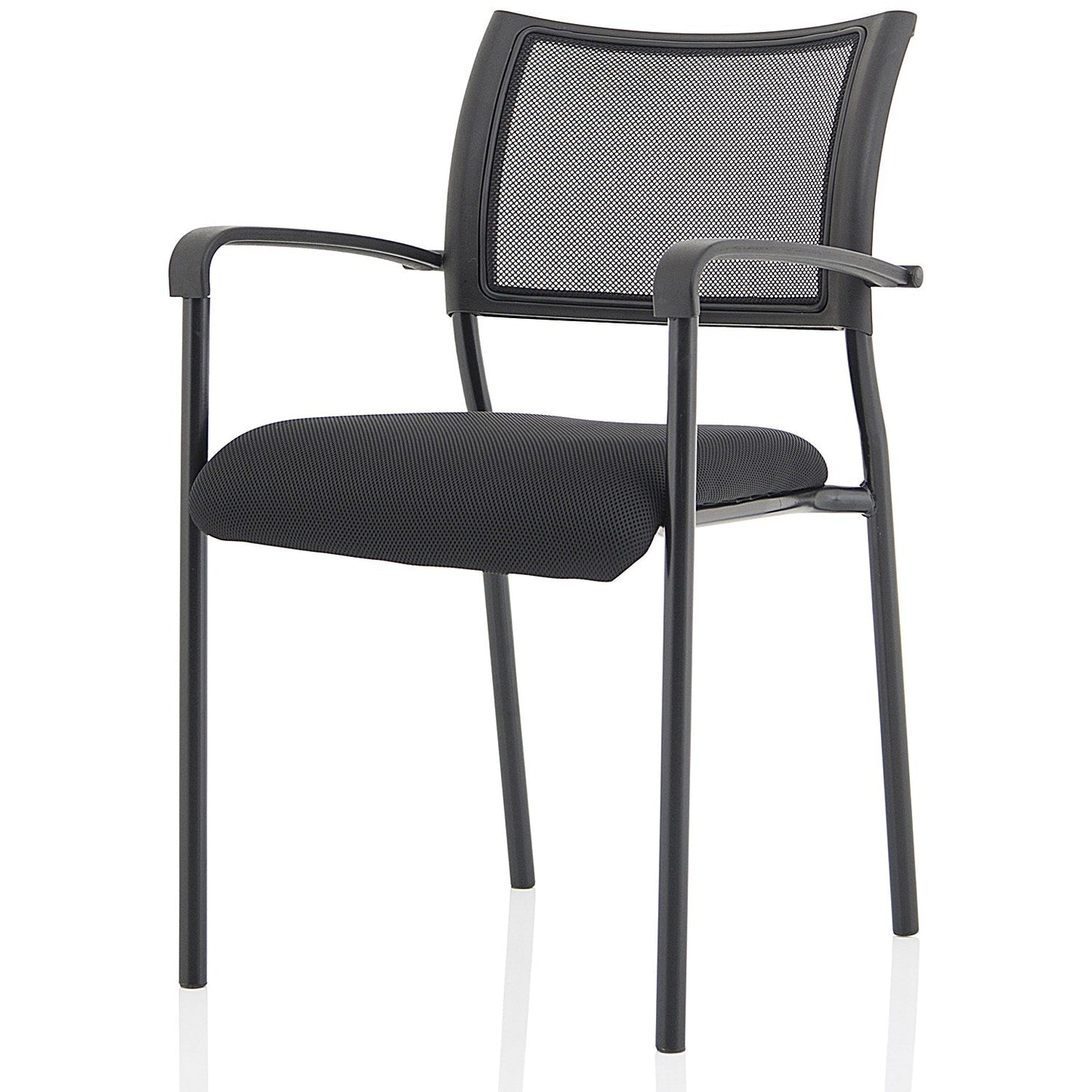 Brunswick Visitor Chair, With Arms, Black