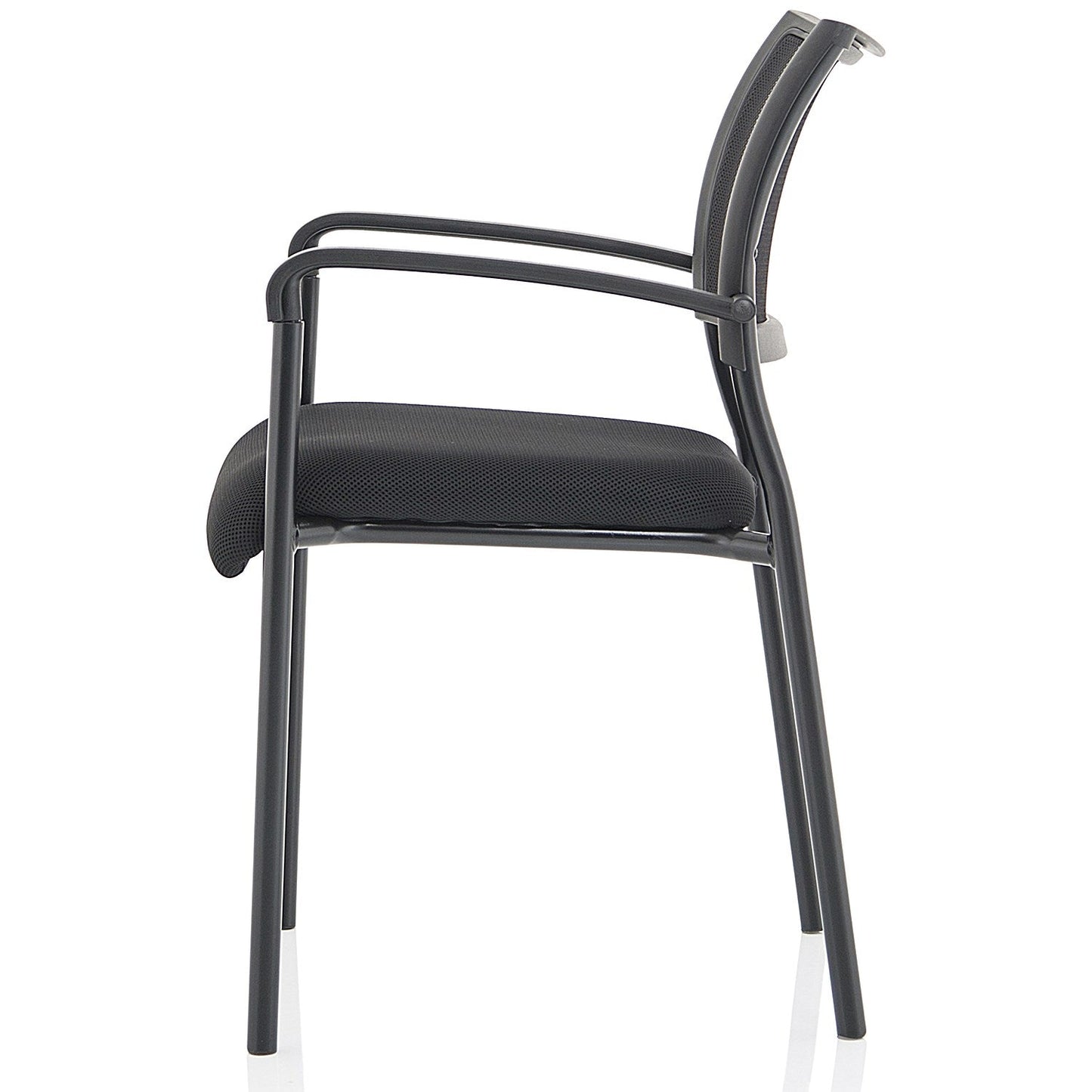 Brunswick Visitor Chair, With Arms, Black