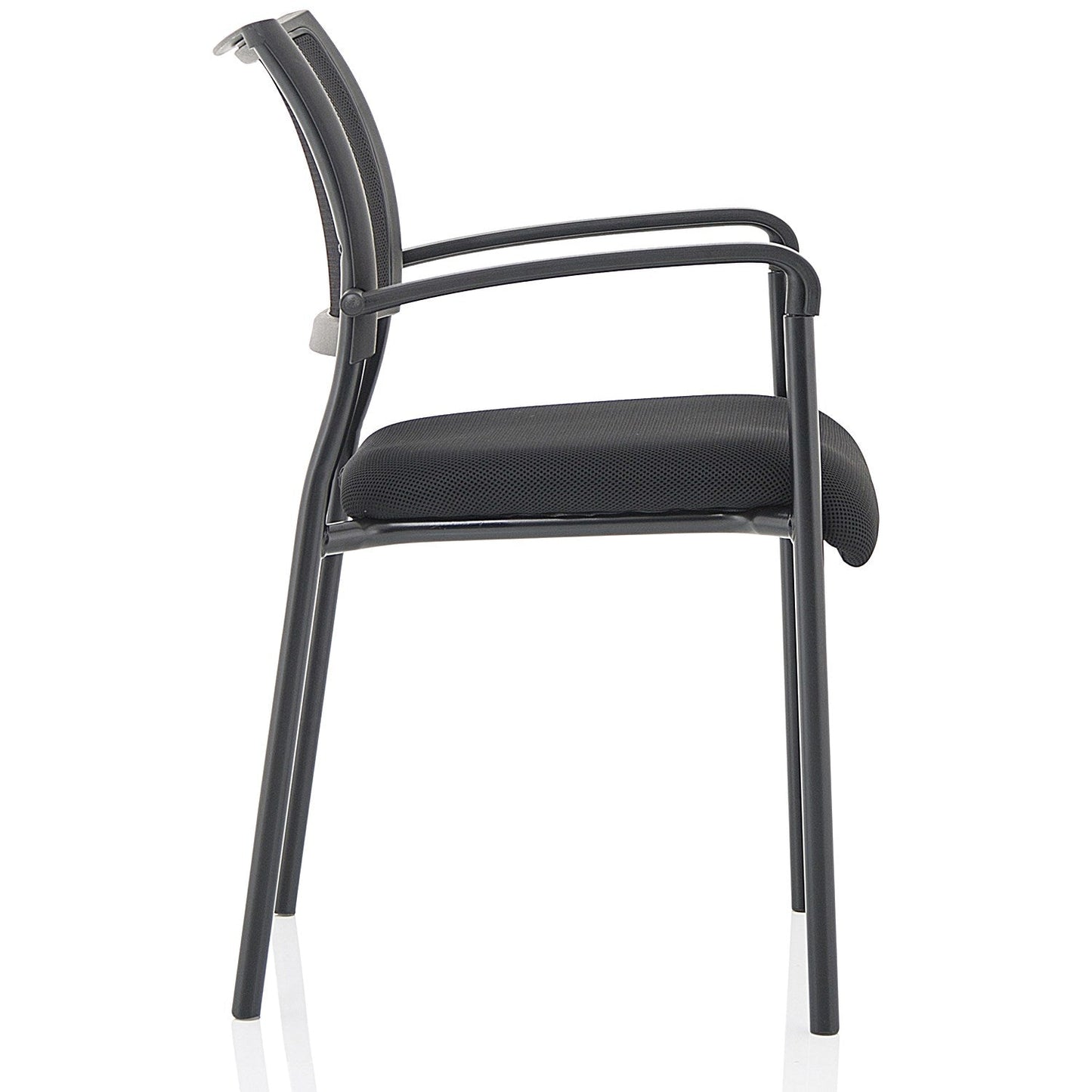 Brunswick Visitor Chair, With Arms, Black Easy2Order : BR000024