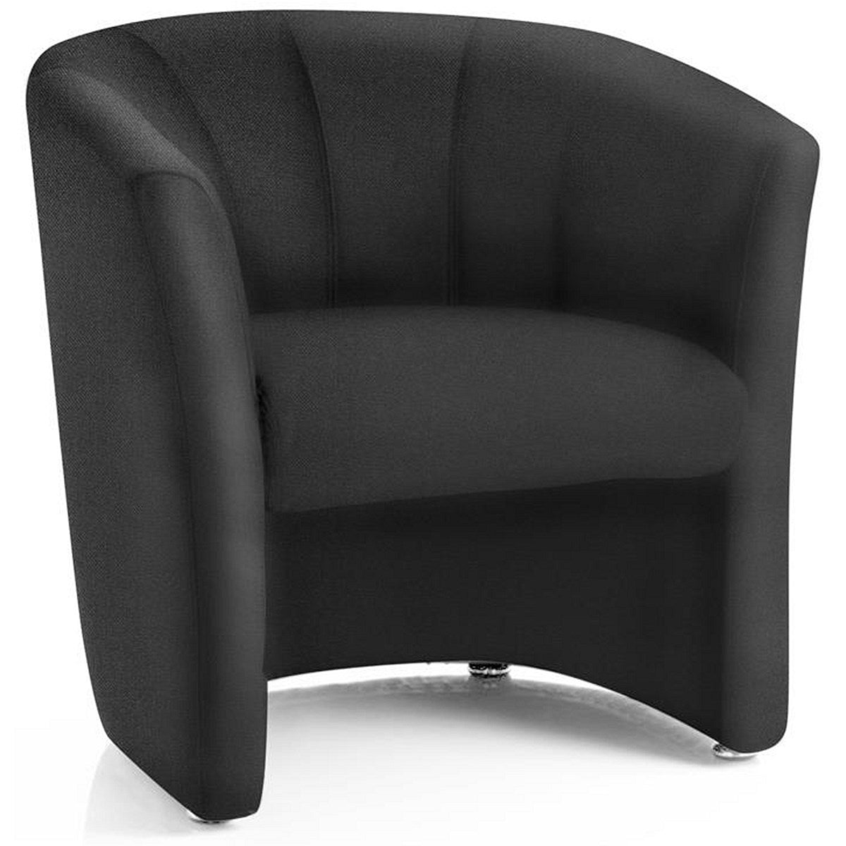 Neo Single Seat Fabric Tub Chair, Black Easy2Order : BR000099