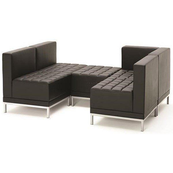 Infinity Leather Modular Chair, Black Easy2Order : BR000200