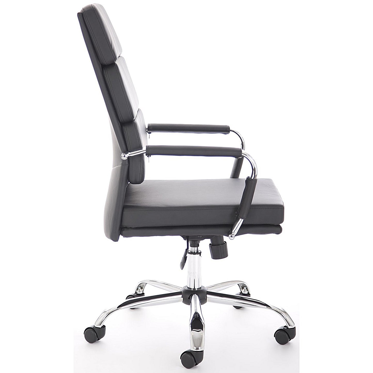 Advocate Executive Chair, Fixed Height Arms, Black