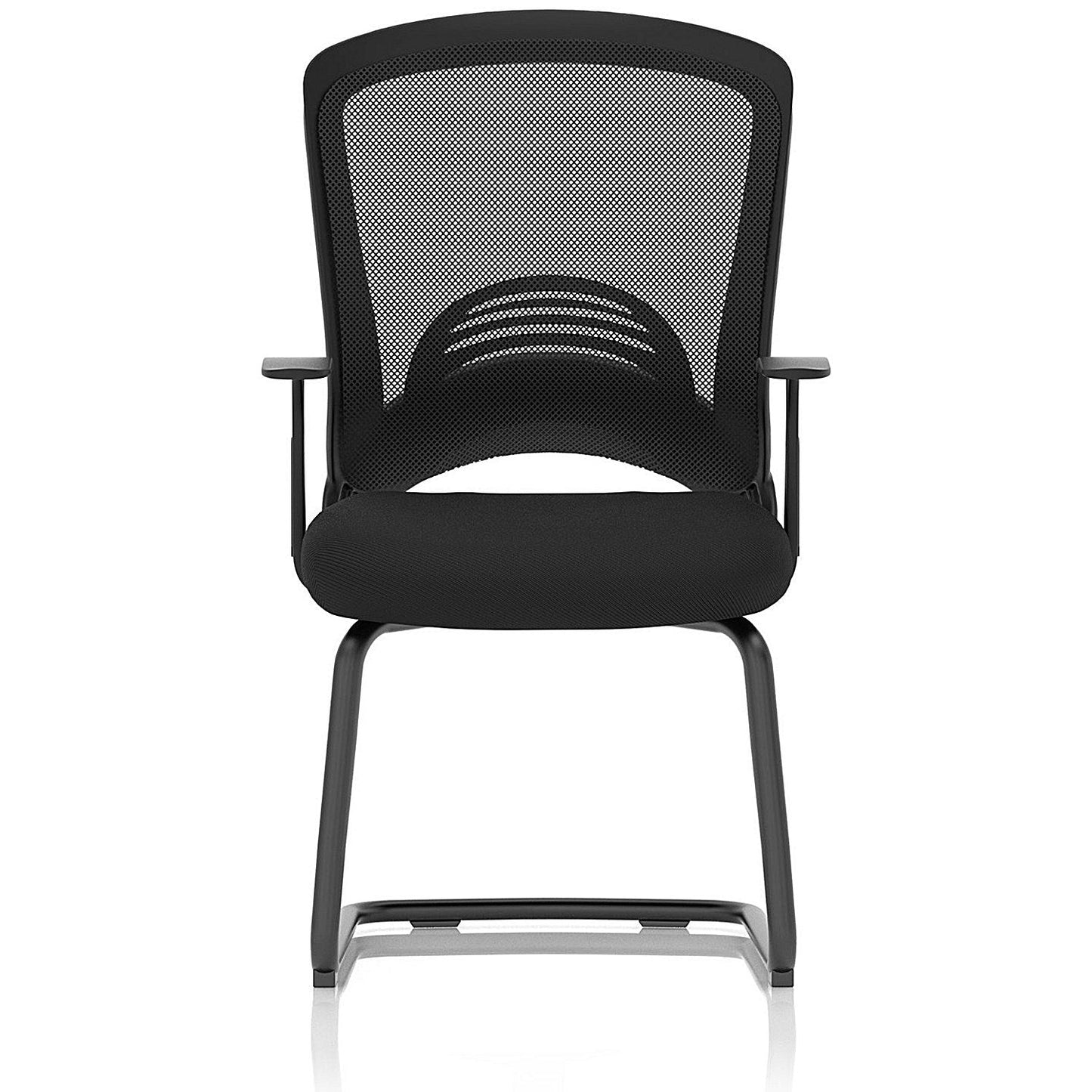 Astro Visitor Cantilever Leg Mesh Chair Black