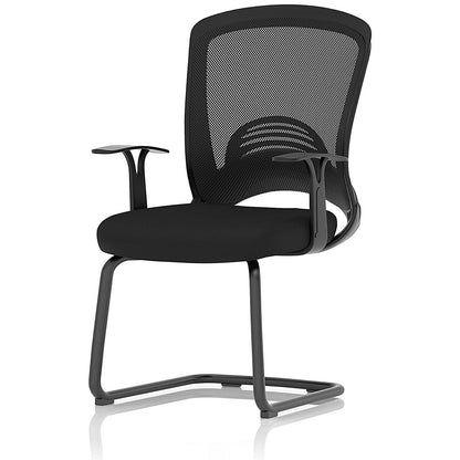 Astro Visitor Cantilever Leg Mesh Chair Black