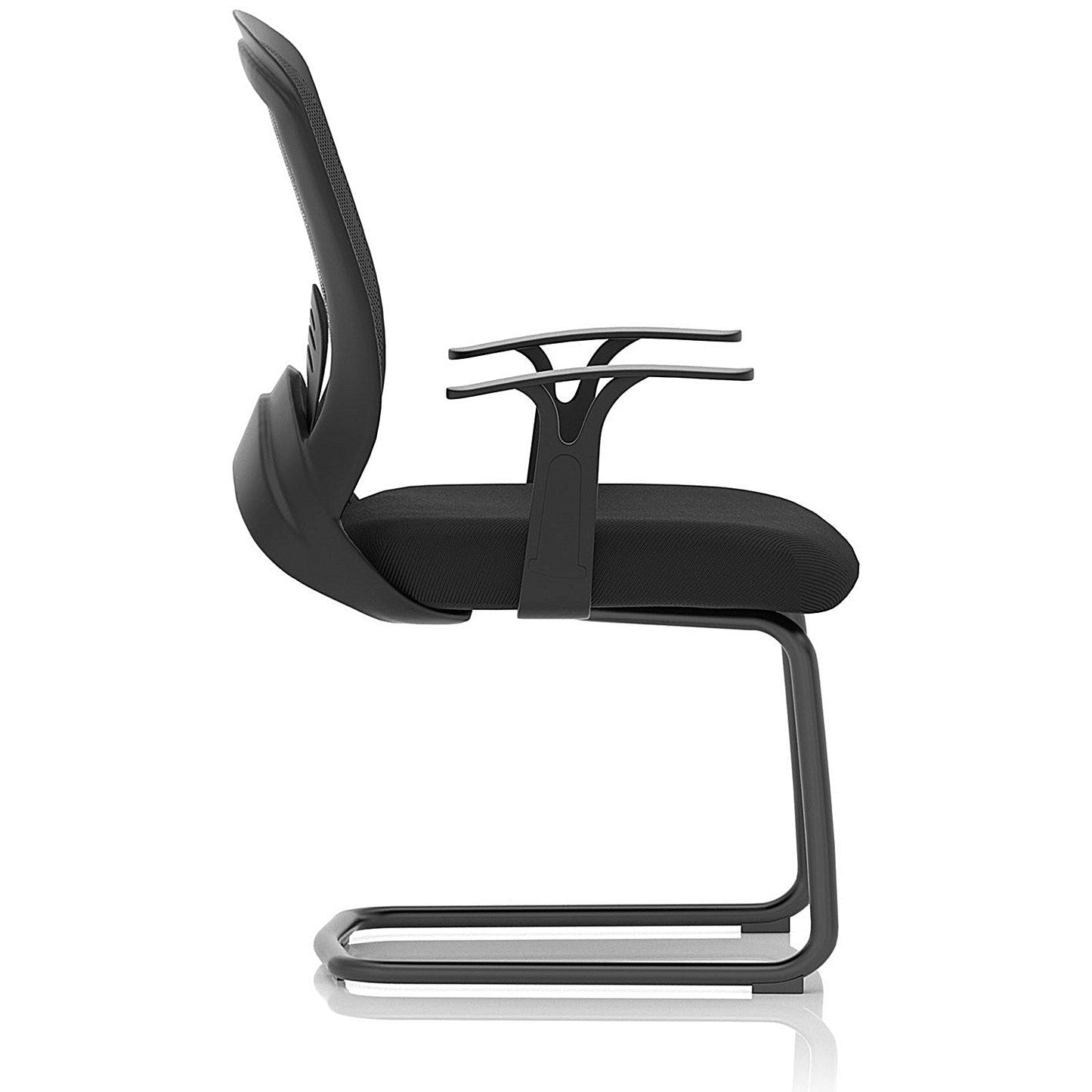Astro Visitor Cantilever Leg Mesh Chair Black Easy2Order : BR000307