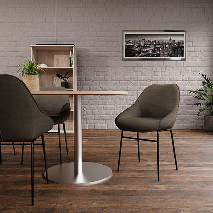 Hepscott Bistro Stool Charcoal