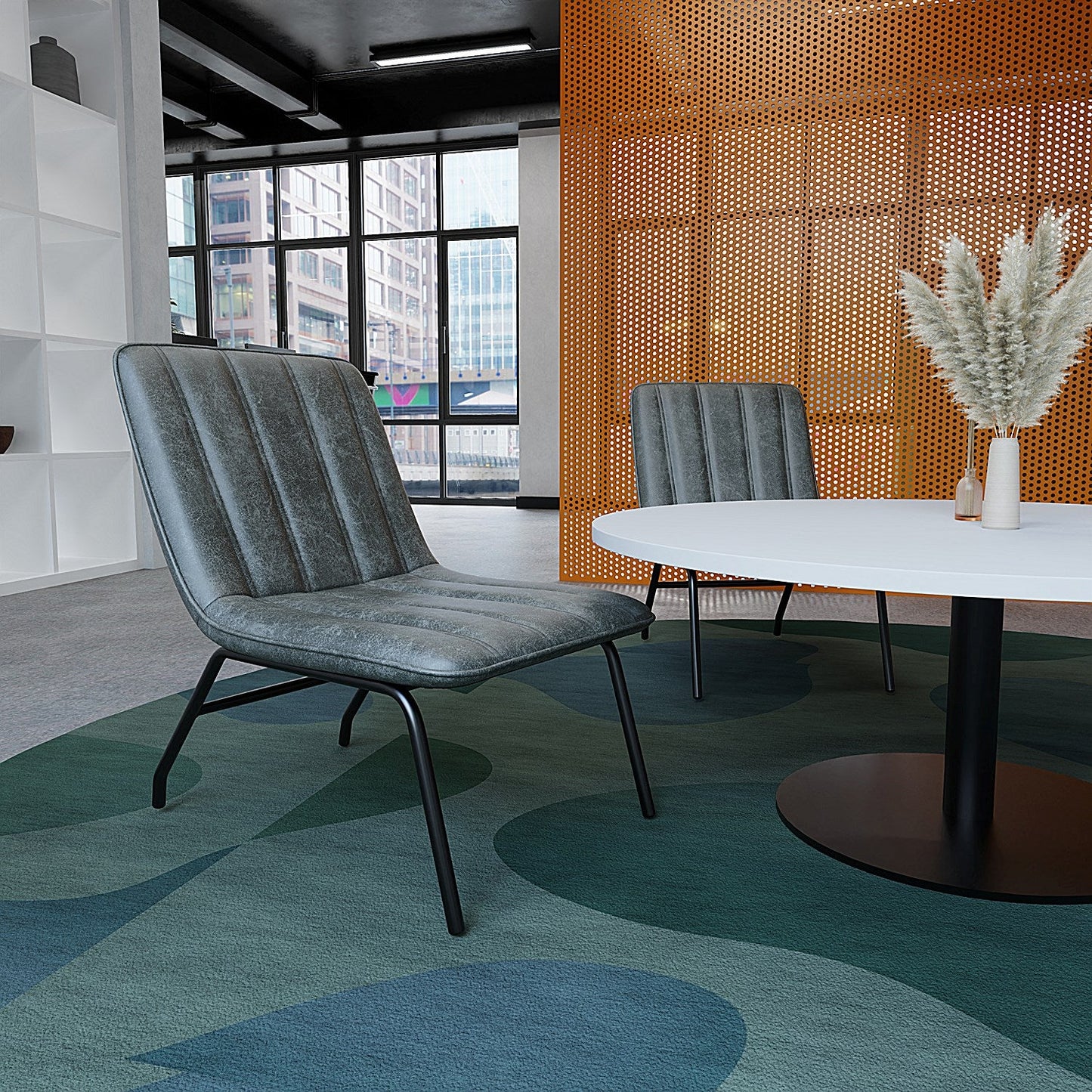 Marlow Bistro Chair Pewter Grey