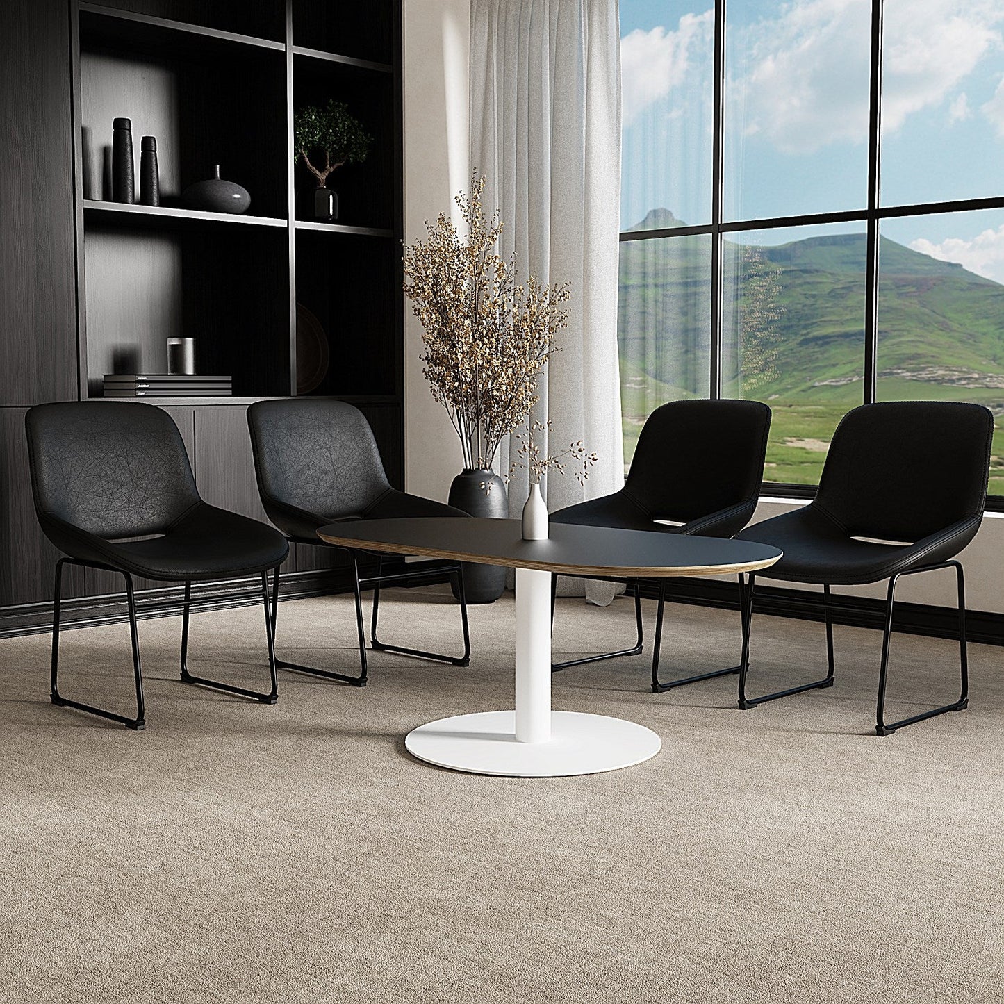 Stowe Bistro Stool Inky Black