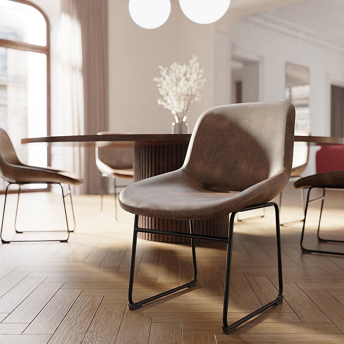 Stowe Bistro Stool Pecan Brown