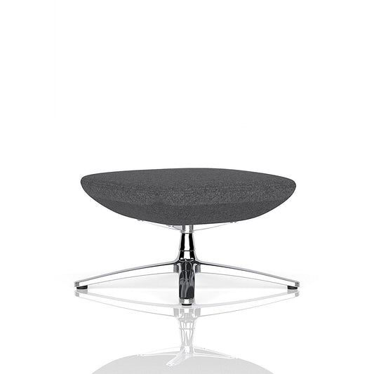 Etta Dark Grey Cashmere Footstool